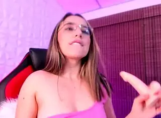 Want a deep blowjob and masturbation show? Cute sexy Barbie in wardrobe for you!