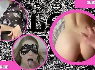 Step Sister Licks Brother's Member Close-Up