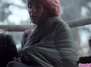 Runaway chick eating her BFFs pussy with licking and face sitting