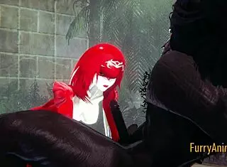 zelda兽娘hentai Nipha被猛干