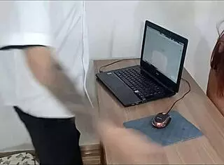 wife shows shaved pussy to gynecologist in uniform, young teen 18+ with small waist, hairless and tight