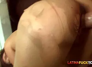 young latina enjoys big dick 😍