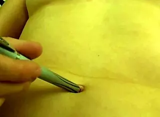 belly button fun with fifi foxx topless play