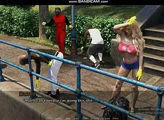 Outdoor sex with many people on a sandy beach