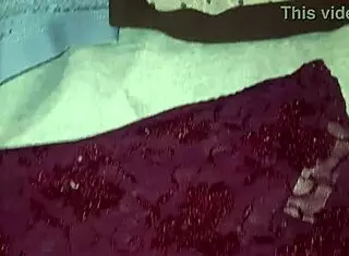 I Masturbate Using My Best Friend's Red Lace Panties While Imagining Her Body