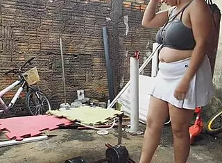 She went to the gym and ended up with POV monster cock fucking her BBW body