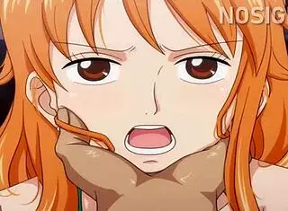 hey, watch nami suck until cum fills her mouth completely!