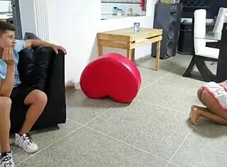 first time banging the new neighbor in wild homemade action