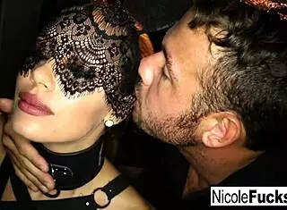 sexy nicole dominated by big cock stud creampied