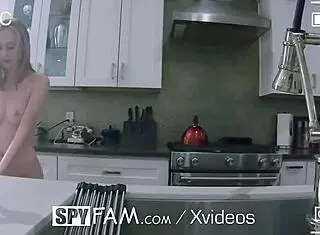 Horny step sister, why did you leave that dildo in the dishwasher?