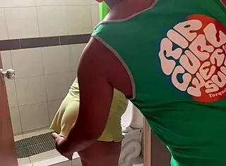 Rico And I In The Bathroom, Almost Getting Caught