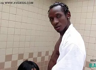 Nicole Dantas seduced by young black stud's monster cock