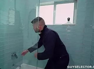 Watch Beefcake Plumber Max Romano Get His Ass Piped Down Bareback!