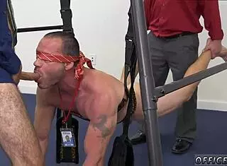 boys intensely massaged prostate in gay porn with sicilian blowjob teamwork