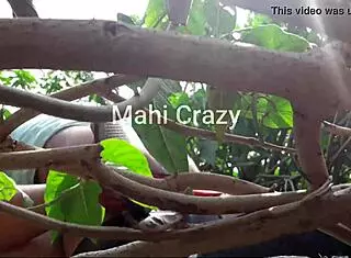 My village aunty gets fucked intensely in the garden