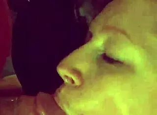 Milf uses dildo to squirt and receives huge cumshot on face