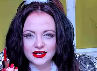 babe, this red lips fetish is perfect for your holidays with unique touches