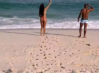 Shayene Samara Takes Massive Black Cock on Barra Beach Hard and Raw