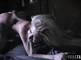 small hands deals with two girls and their monster cocks in college