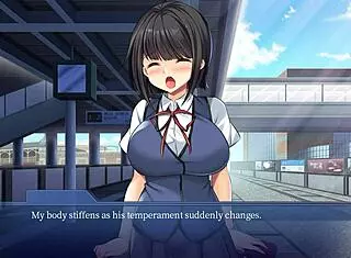 the bride gets fucked in the fuckomotive for a happy ending in this hentai