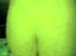 Girlfriend strips, bends over, and gets doggystyle cumshot