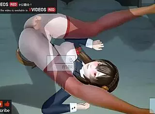 Uncensored Hentai Anime Konosuba Yunyun's Big Tits