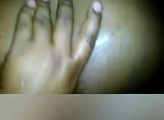 Black Amateur In Lingerie Gets Relaxing Massage