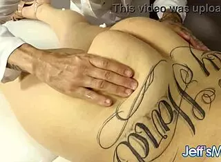 The lucky masseur gets to eat and fuck Agatha Ludovino's big BBW ass in this casual encounter with natural tits and anal action.