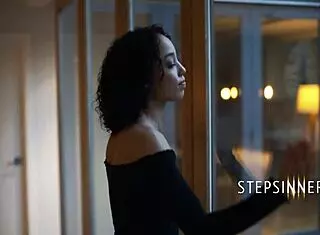 An affair with horny ebony hottie unfolds