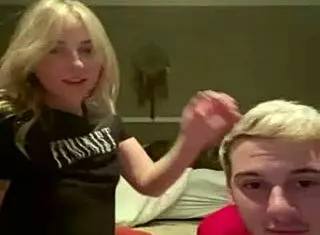 Blonde teen 18+ shows off her tits on periscope part 1