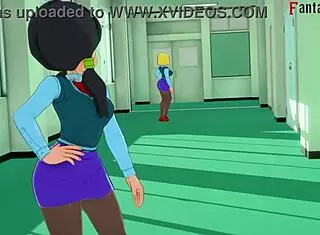 dragon ball zex android 18 and videl crave gohan