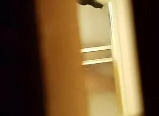 i spy on the prostitute shaving her hairy pussy