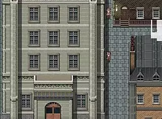 impedindo que uma ladra loira gostosa roube uma peça valiosa do museu, detective girl of the steam city parte 2, com suas tetas grandes e bunda sexy