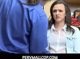 Teen 18+ agrees for sex with mall cop due to shoplifting Alex More