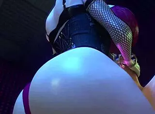 Velvet Velour gives a sexy vampire handjob to big cock.