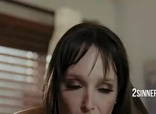 Married lady DEVOURS every inch of my crotch while I PENETRATE her deep.