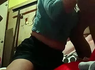 Antonio and Rosita are making love with some oral sex.