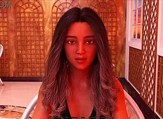 Why does the waitress cheat with big cock in the stalls?