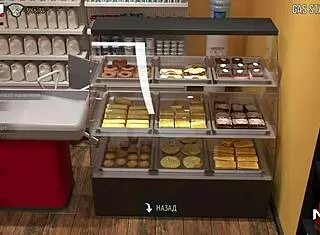 What a huge cock in this hentai game