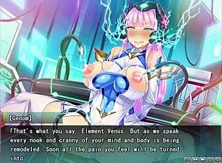 Holy Armored Princess Elementia in Solo Hentai Scene