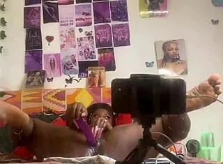 i PLAYED ALONE with my PUSSY LOOKING at my MIRROR