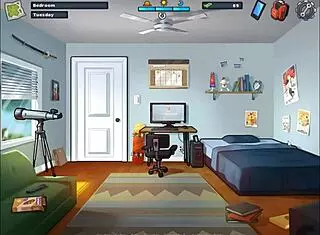 Stepsister Gives Handjob for Fans in Game