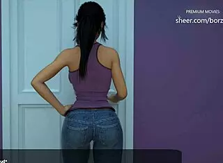 Wow! Tons of Cum Sprayed on Step Sister's Face in Milfy City Dub