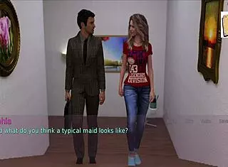 a wife and stepmother play a game 😊