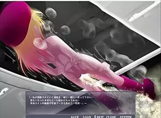 Exposing the play girl in anime hentai game adventure