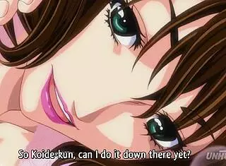 Hentai milf maid sucks you whole during a steamy massage session