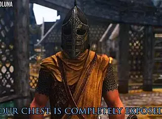 Skyrim cute blonde demon deepthroats monster cock in anal fuck