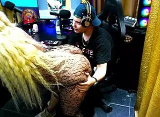 Andressa Sanchez Gets Grabbed On Tits And Ass In Sheer Red Outfit.