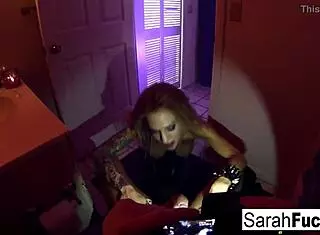 Im pornstar sarah jessie givin a blowjob in the bathroom to that guy