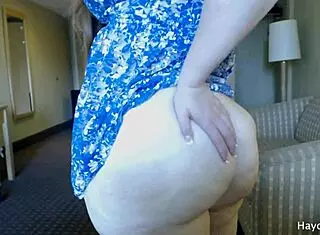 I'm showing off my big ass in panties and thongs